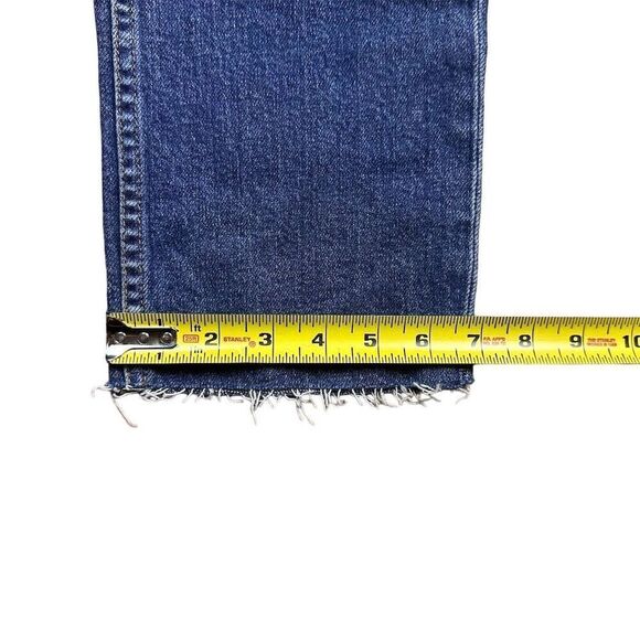 NWT Re/Done Women's High Rise Stovepipe Straight Jeans Size 25 Blue Denim - Picture 12 of 12